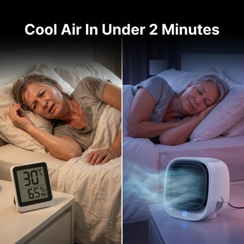 AiraBreeze portable air cooler front view