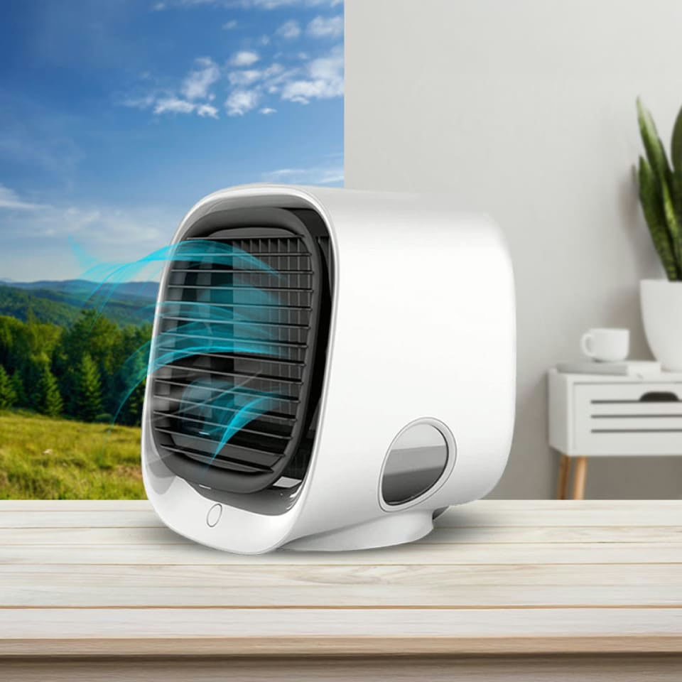 AiraBreeze portable air cooler for comfortable, safe cooling